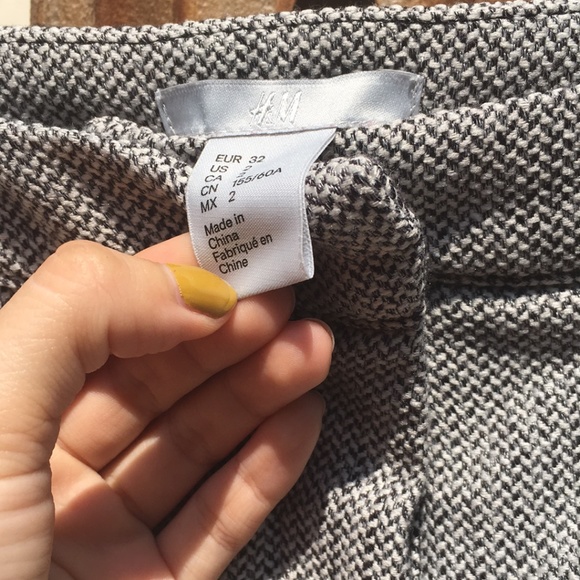 H&M Ankle Winter Slacks Business Casual Pants 2 - Picture 3 of 7